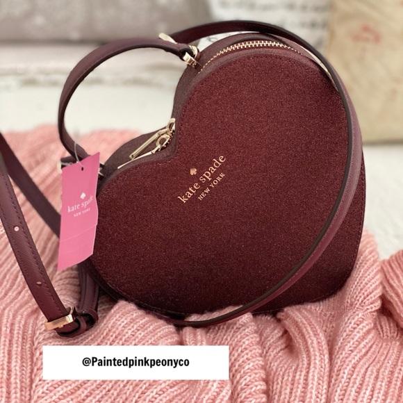 kate spade Handbags - 🆕 KATE SPADE | Love Shack Heart Purse Dark Nova